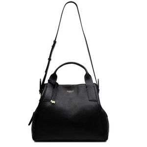 Radley London Baylis Road Multiway Top Handle Leather Handbag Black